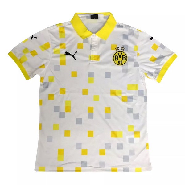 Polo Borussia Dortmund 2020 2021 Amarillo Blanco